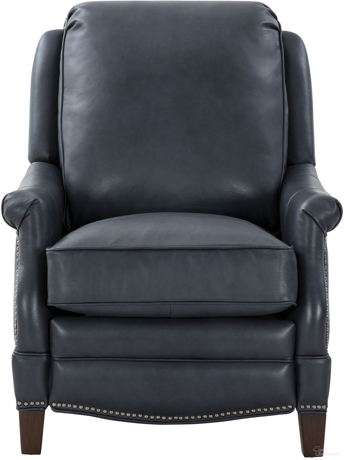 The appearance of Ashebrooke Recliner In Navy Blue designed by BarcaLounger in the modern / contemporary interior design. This navy blue piece of furniture was selected by 1StopBedrooms from Ashebrooke Collection to add a touch of cosiness and style into your home. Sku: 73056570845. Material: Leather.