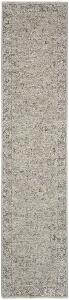 The appearance of Asher 2'3" x 10'2" Vintage Indoor Rug In Lt Grey designed by Nourison in the rustic / southwestern interior design. This lt grey piece of furniture was selected by 1StopBedrooms from Asher Collection to add a touch of cosiness and style into your home. Sku: 99446264107. Material: Polyester.