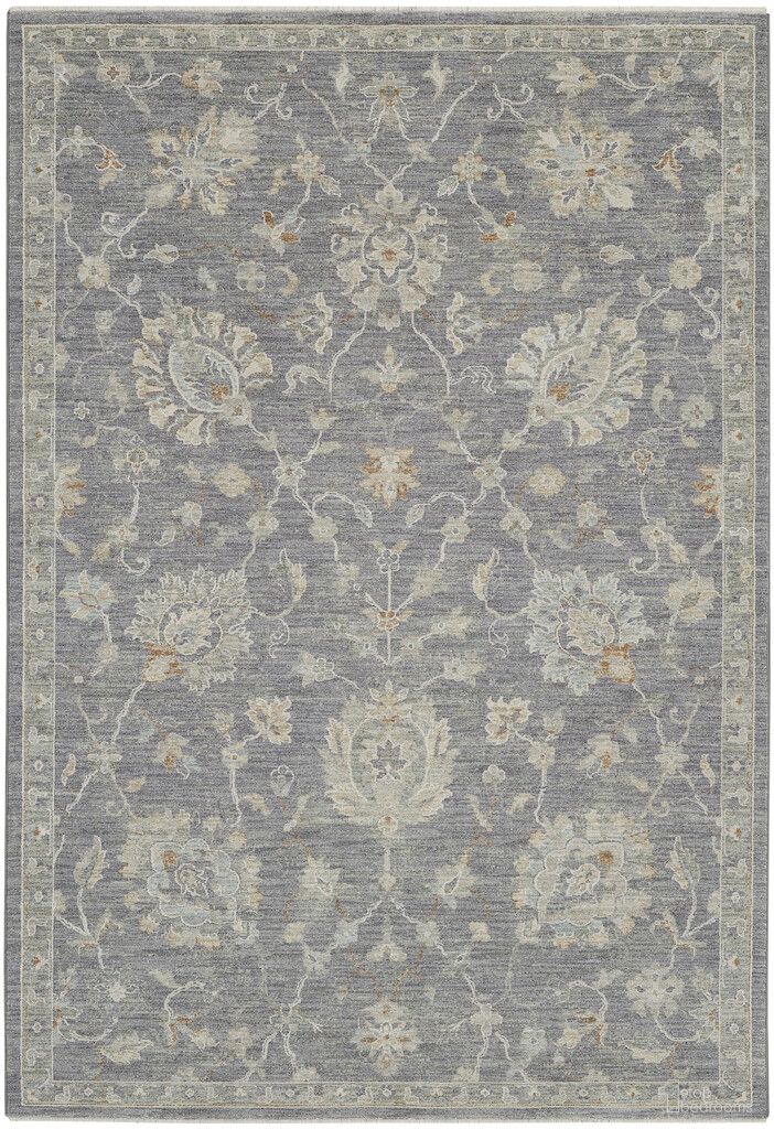 The appearance of Asher 3'11" x 5'11" Vintage Indoor Rug In Charcoal designed by Nourison in the rustic / southwestern interior design. This charcoal piece of furniture was selected by 1StopBedrooms from Asher Collection to add a touch of cosiness and style into your home. Sku: 99446807083. Material: Polyester.