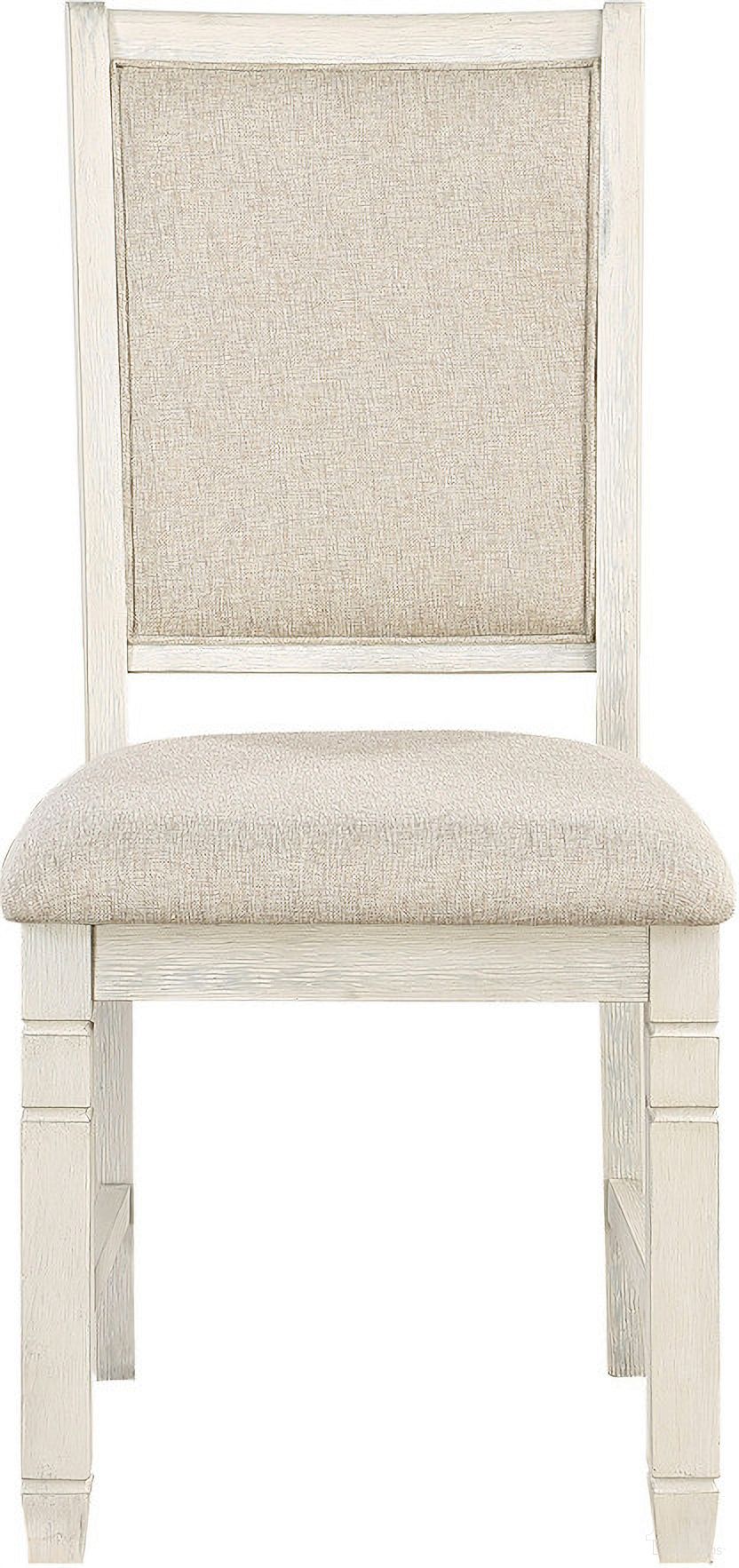 The appearance of Asher Beige And White Side Chair Set Of 2 designed by Homelegance in the transitional interior design. This white and brown piece of furniture was selected by 1StopBedrooms from Asher Collection to add a touch of cosiness and style into your home. Sku: 5800WHS. Material: Textured. Chair Type: Side Chair.