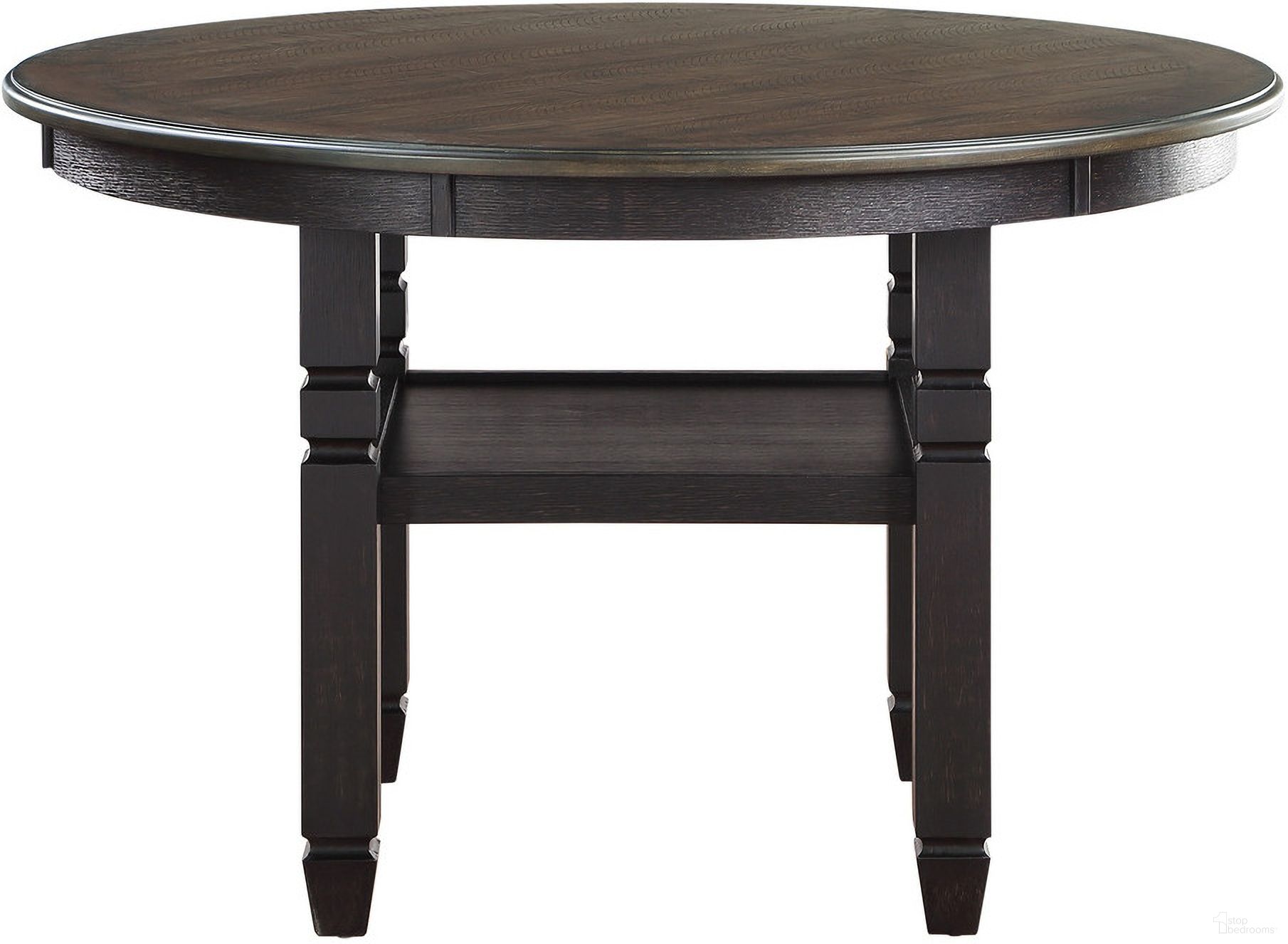 Asher Brown And Black Dining Table