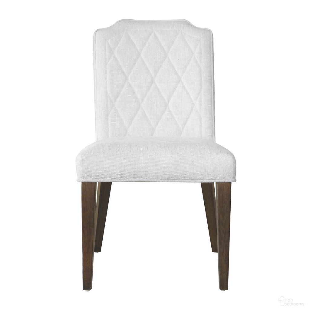 The appearance of Asher Park Upholstered Side Chair In Brown designed by Pulaski in the traditional interior design. This brown piece of furniture was selected by 1StopBedrooms from Asher Park Collection to add a touch of cosiness and style into your home. Sku: P393270. Material: Rubberwood. Chair Type: Side Chair.