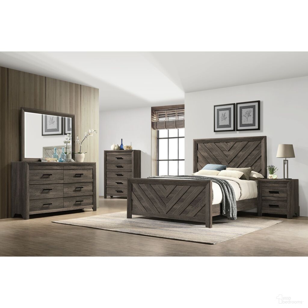 Ashford Bedroom Set In Mocha Grey