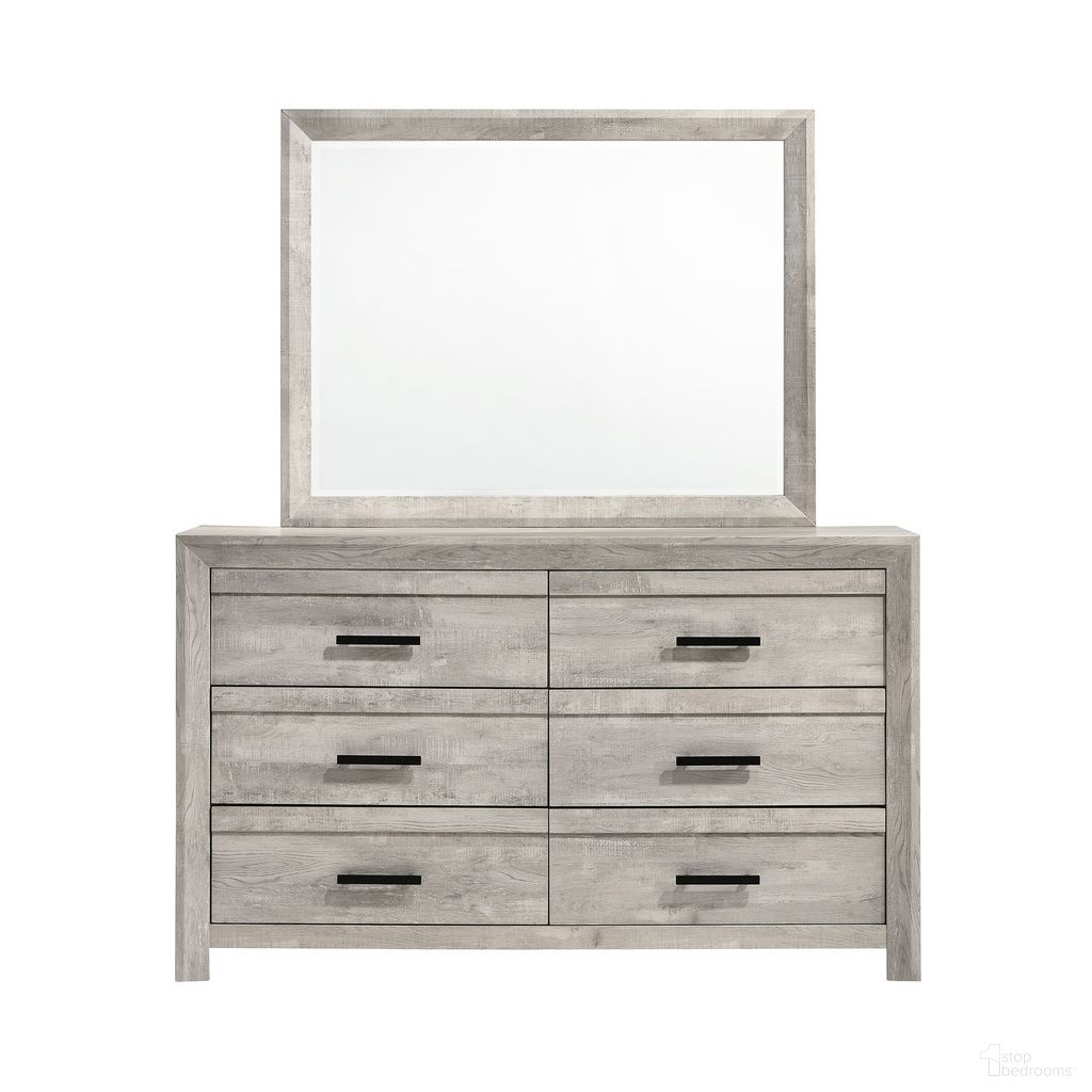 Ashford Dresser and Mirror Set In White