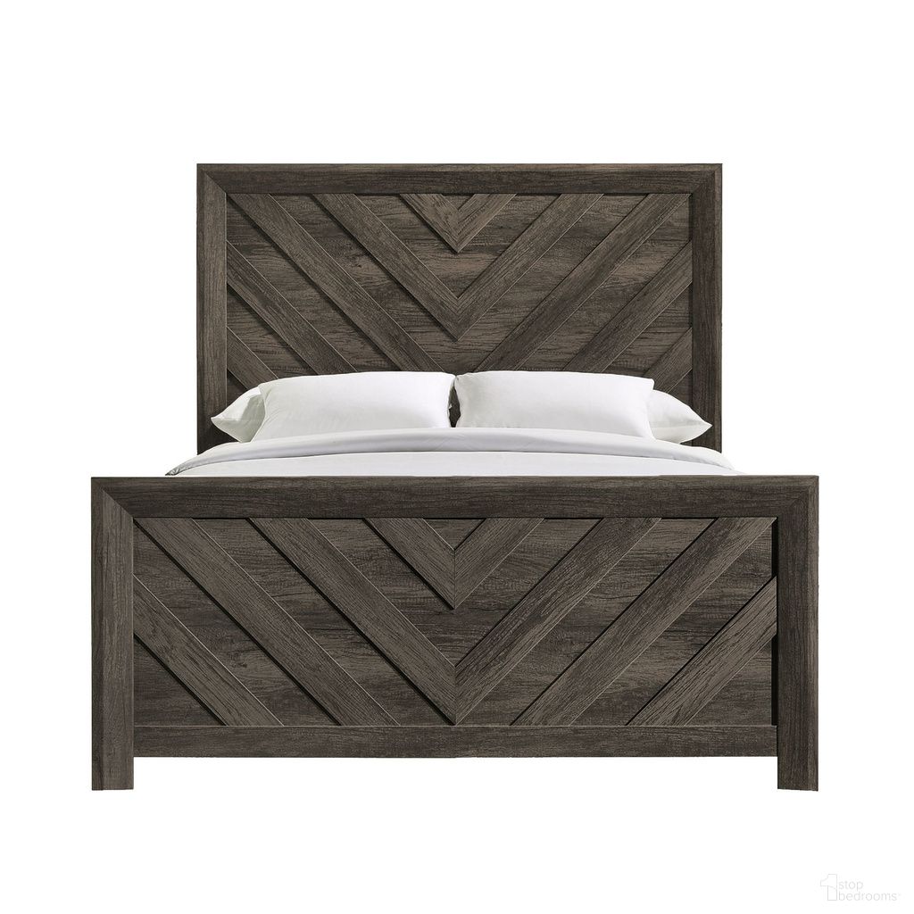 Ashford Queen Panel Bed In Mocha Grey