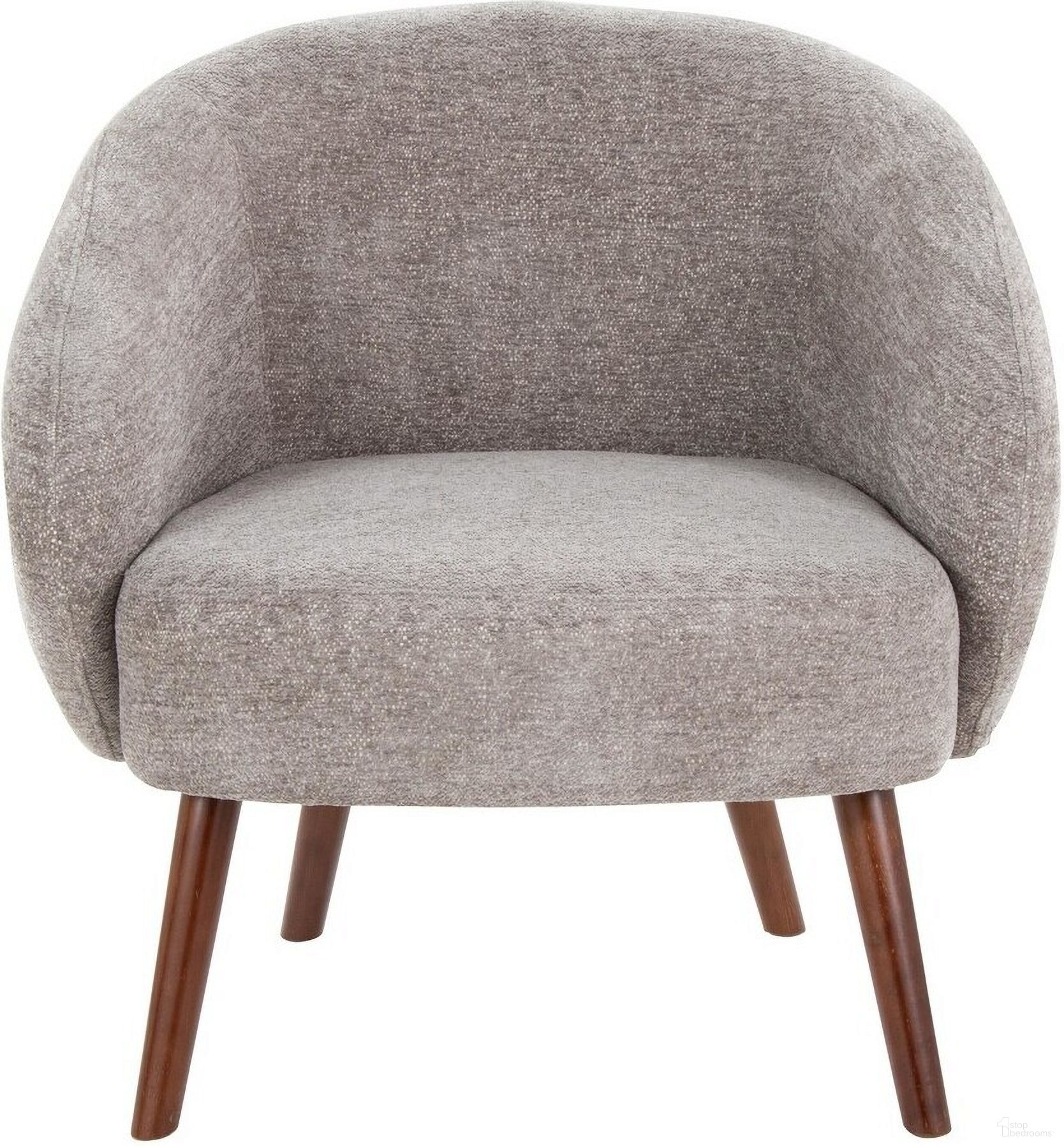 The appearance of Ashland Lounge Chair In Walnut and Grey designed by Lumisource in the modern / contemporary interior design. This walnut and grey piece of furniture was selected by 1StopBedrooms from Ashland Collection to add a touch of cosiness and style into your home. Sku: CHR-ASHLNDFB WLGY. Material: Foam.