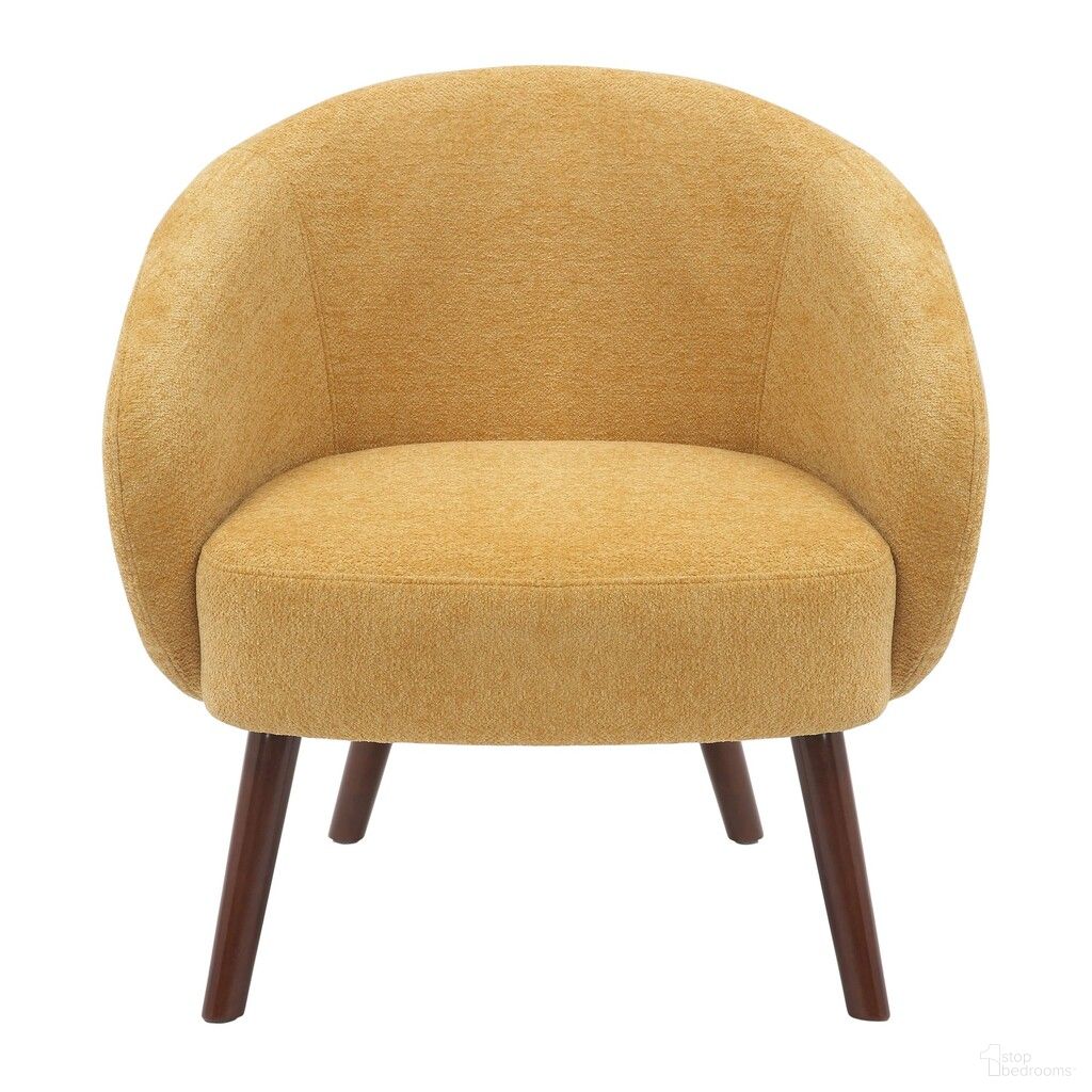 The appearance of Ashland Lounge Chair In Yellow and Walnut designed by Lumisource in the modern / contemporary interior design. This yellow/walnut piece of furniture was selected by 1StopBedrooms from Ashland Collection to add a touch of cosiness and style into your home. Sku: CHR-ASHLNDFB WLY. Material: Foam.