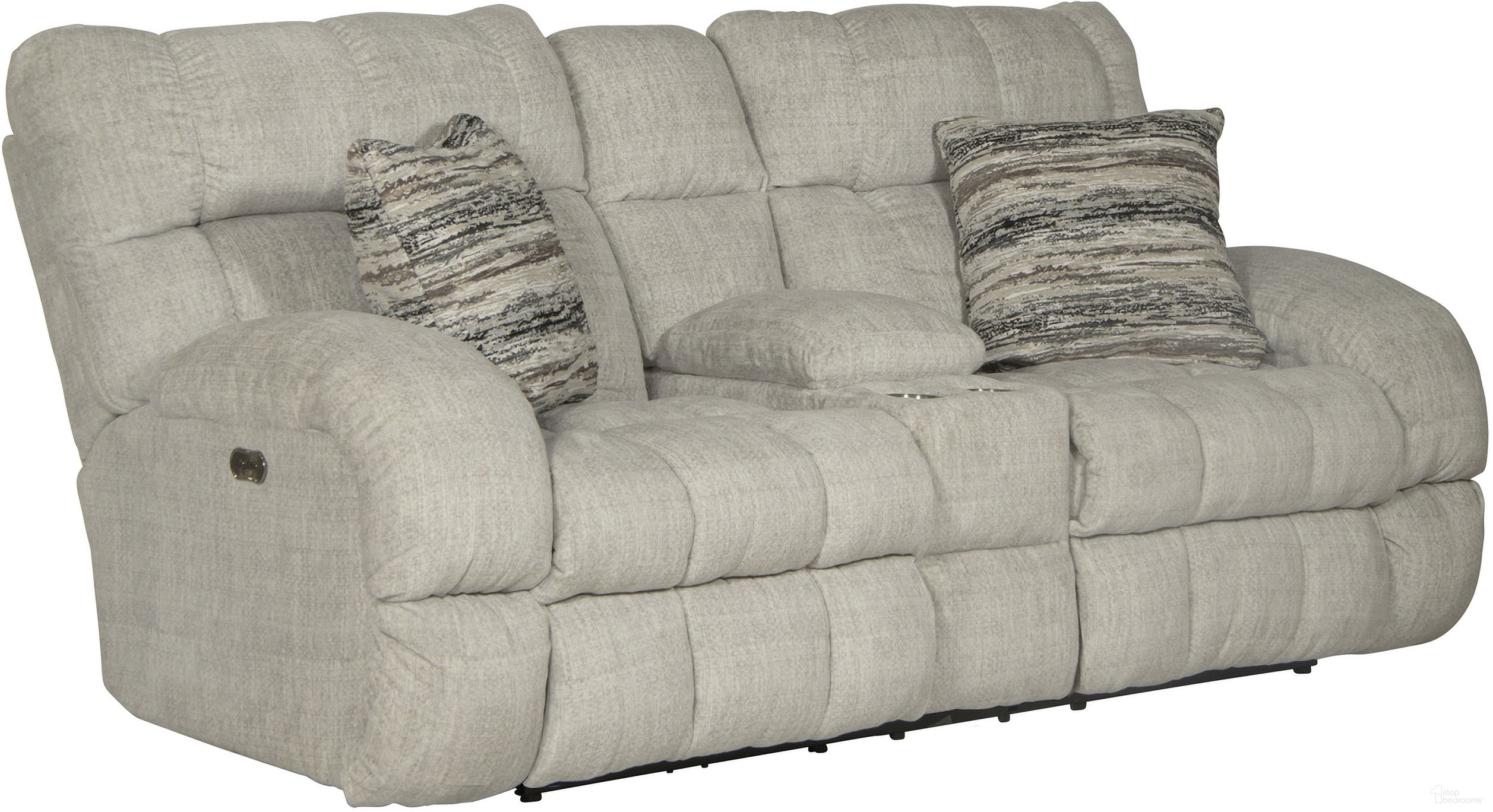 The appearance of Ashland Power Lay Flat Reclining Console Loveseat In Buff designed by Catnapper in the traditional interior design. This buff piece of furniture was selected by 1StopBedrooms from Ashland Collection to add a touch of cosiness and style into your home. Sku: 63599193416231748. Material: Fabric.
