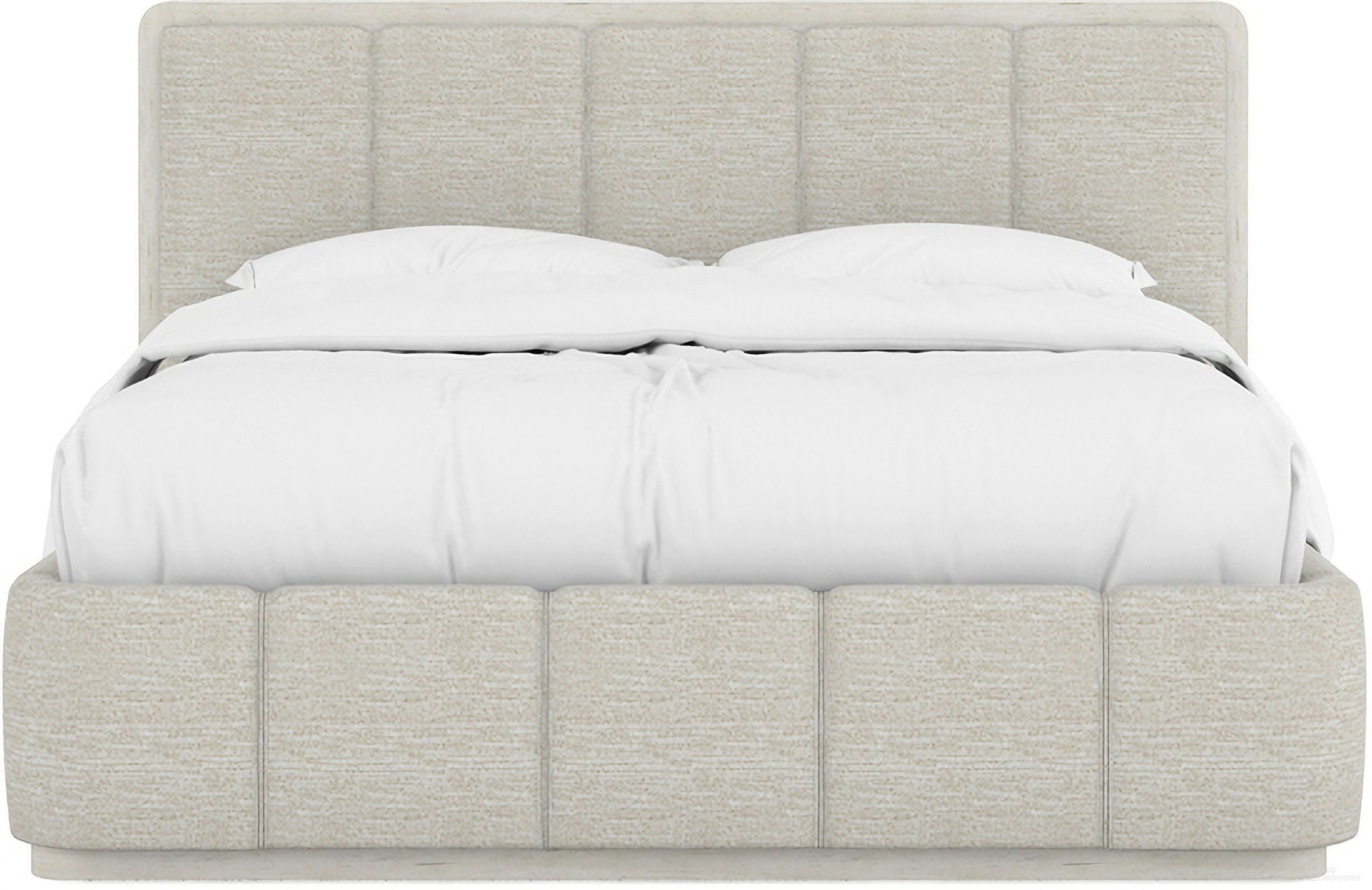 The appearance of Ashlar King Upholstered Panel Bed In Bisque and Ecru designed by A.R.T. in the modern / contemporary interior design. This bisque/ecru piece of furniture was selected by 1StopBedrooms from Ashlar Collection to add a touch of cosiness and style into your home. Sku: 333126-2250HB;333126-2250FB;333125-2250RS. Bed Type: Panel Bed. Bed Size: King. Material: Parawood.