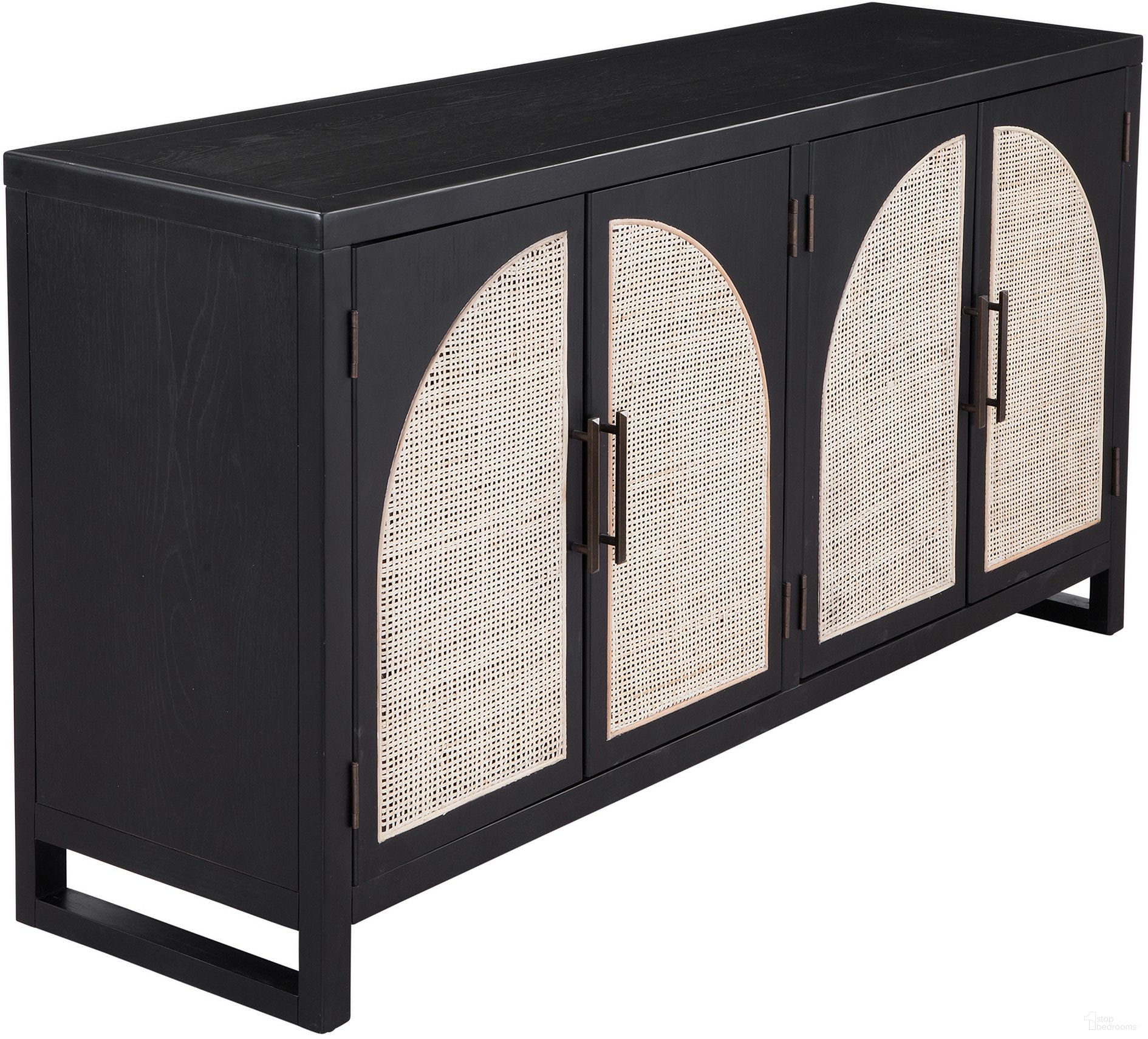 The appearance of Ashton Server In Black designed by Bassett Mirror Company in the traditional interior design. This black piece of furniture was selected by 1StopBedrooms from to add a touch of cosiness and style into your home. Sku: 8515-DR-576. Material: Wood.
