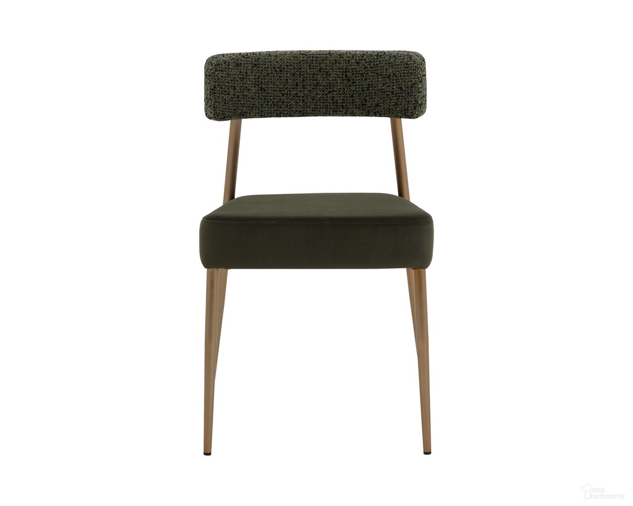 Ashwin Stackable Dining Chair Set of 2 In Kona Backwoods and Noah Meadow