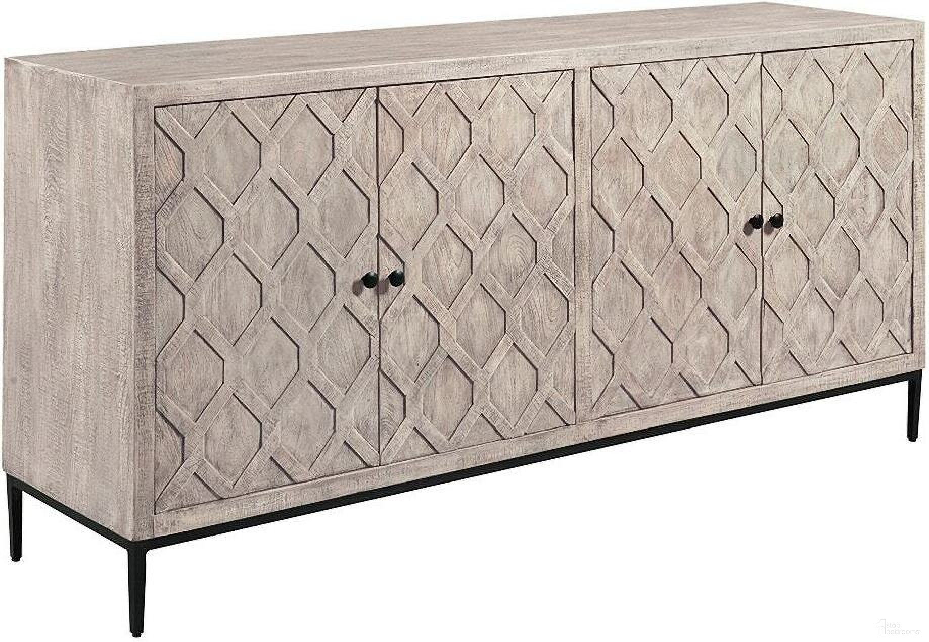 The appearance of Aspect Credenza In Dune designed by Fairfield Chair in the modern / contemporary interior design. This dune piece of furniture was selected by 1StopBedrooms from Aspect Collection to add a touch of cosiness and style into your home. Sku: 8108-17. Material: Mango Wood.