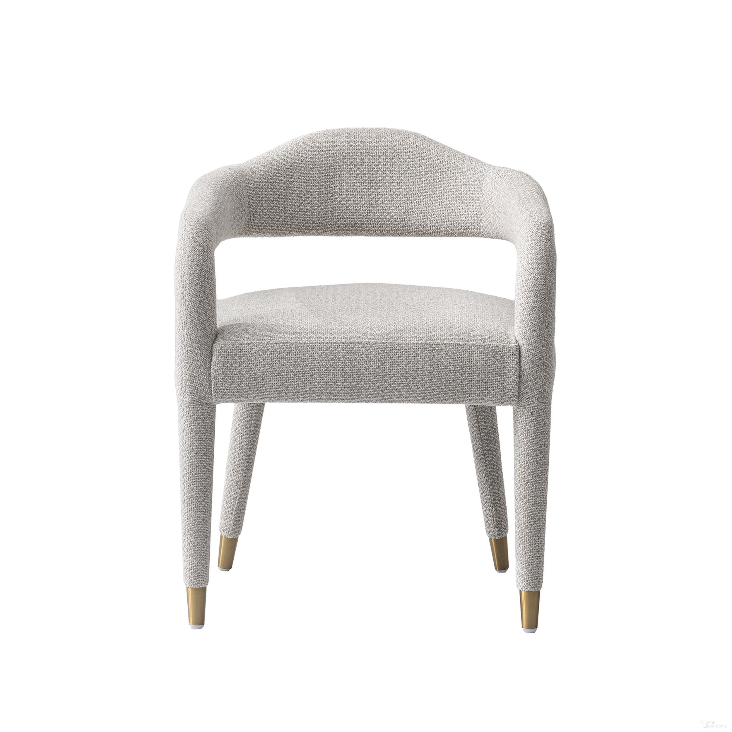The appearance of Aspen Dining Armchair In Silver Lining designed by Manhattan Comfort in the transitional interior design. This silver piece of furniture was selected by 1StopBedrooms from Aspen Collection to add a touch of cosiness and style into your home. Sku: DC093AR-SL. Material: Wood. Chair Type: Arm Chair.