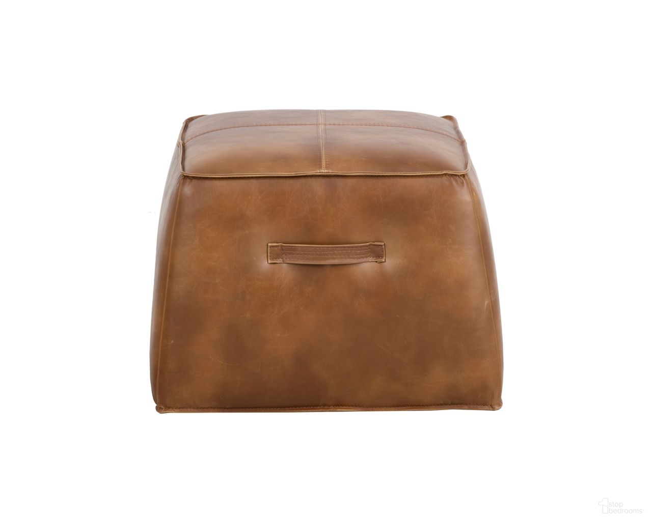 Aspen Ottoman In Tobacco Tan