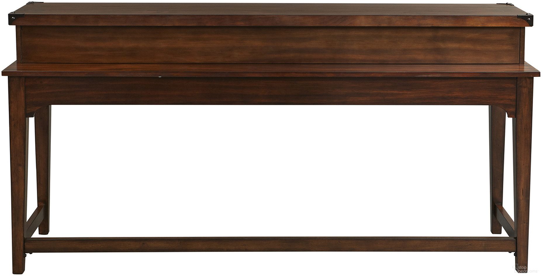 The appearance of Aspen Skies Russet Brown Console Table designed by Liberty in the traditional interior design. This russet brown piece of furniture  was selected by 1StopBedrooms from Aspen Skies Collection to add a touch of cosiness and style into your home. Sku: 316-OT7436. Material: Pine.