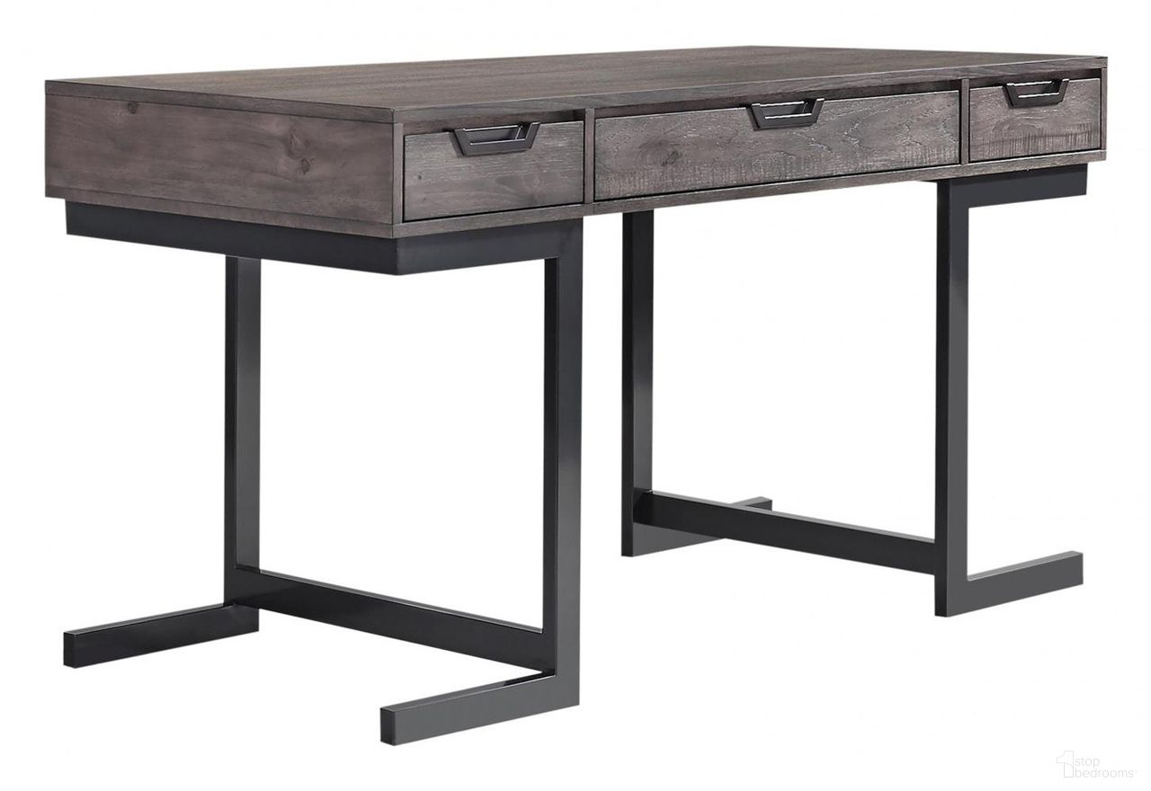 The appearance of Aspenhome Harper Point 66 Writing Desk In Fossil Ihp 360Wd Fsl designed by Aspenhome in the modern / contemporary interior design. This other colors piece of furniture  was selected by 1StopBedrooms from Harper Point Collection to add a touch of cosiness and style into your home. Sku: IHP-360WD-FSL. Material: Metal.