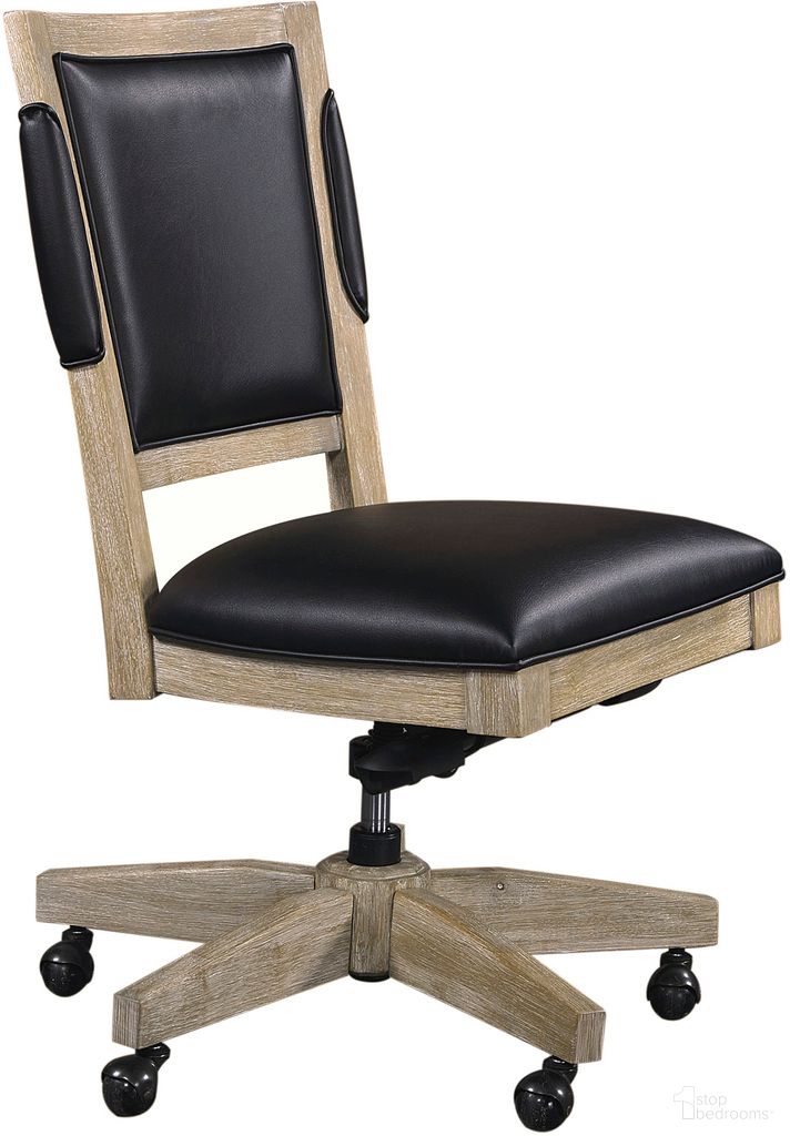 The appearance of Aspenhome Harper Point Office Chair In Graphite Ihp 366 designed by Aspenhome in the modern / contemporary interior design. This graphite piece of furniture was selected by 1StopBedrooms from Harper Point Collection to add a touch of cosiness and style into your home. Sku: IHP-366-KHA. Material: Metal.