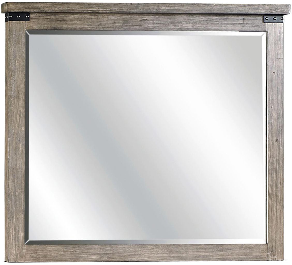 The appearance of Aspenhome Tucker Landscape Mirror In Stone I45 462 designed by Aspenhome in the traditional interior design. This stone piece of furniture  was selected by 1StopBedrooms from Tucker Collection to add a touch of cosiness and style into your home. Sku: I45-462. Material: Glass.
