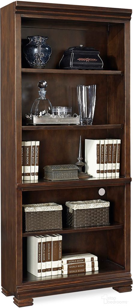 The appearance of Aspenhome Weston Open Bookcase I35 333 designed by Aspenhome in the modern / contemporary interior design. This other colors piece of furniture  was selected by 1StopBedrooms from Weston Collection to add a touch of cosiness and style into your home. Sku: I35-333. Material: Wood.