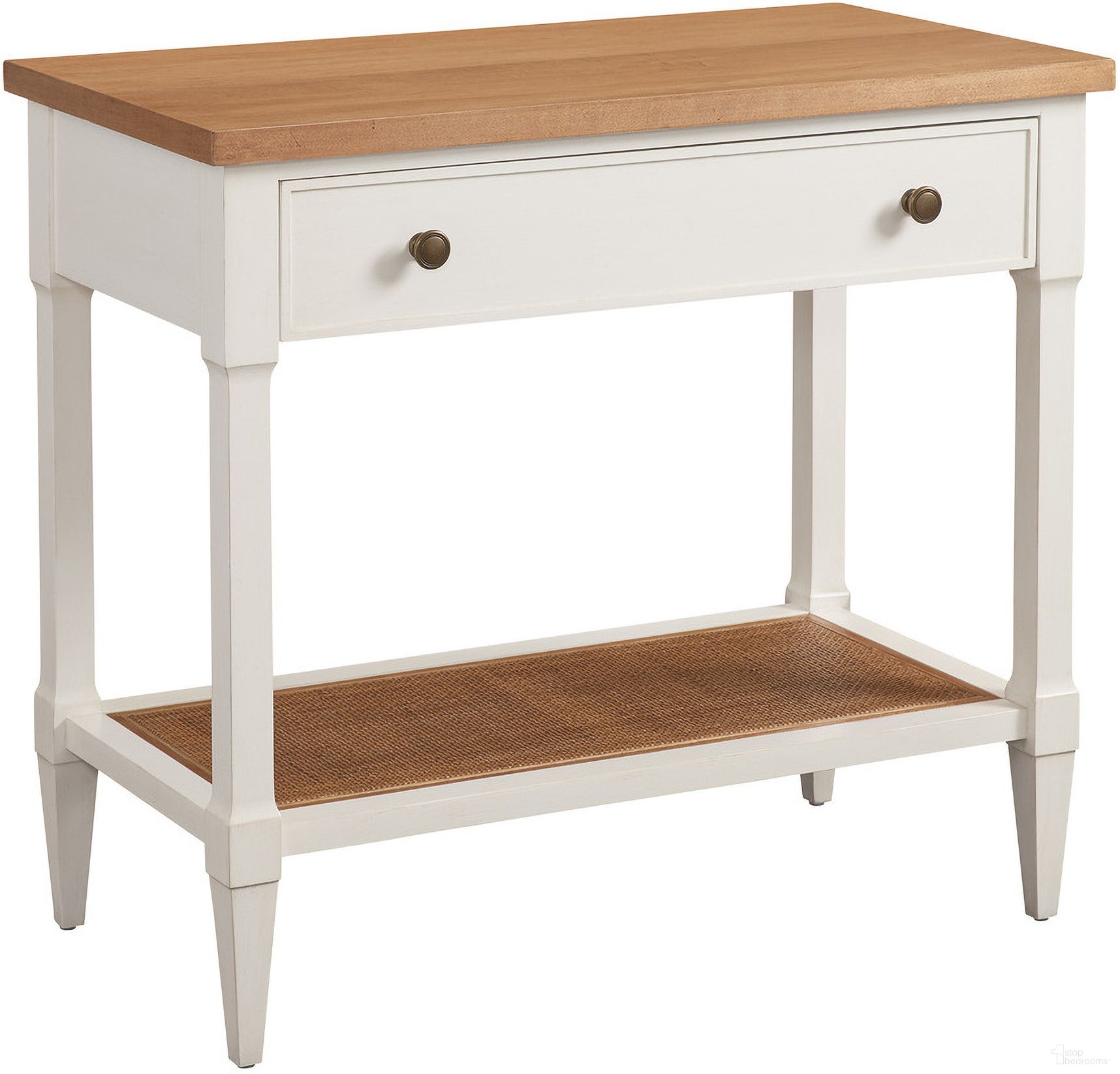 The appearance of Laguna Aster Open Nightstand In Tides designed by Barclay Butera in the coastal interior design. This tides piece of furniture was selected by 1StopBedrooms from Laguna Collection to add a touch of cosiness and style into your home. Sku: 935-623. Material: Wood.