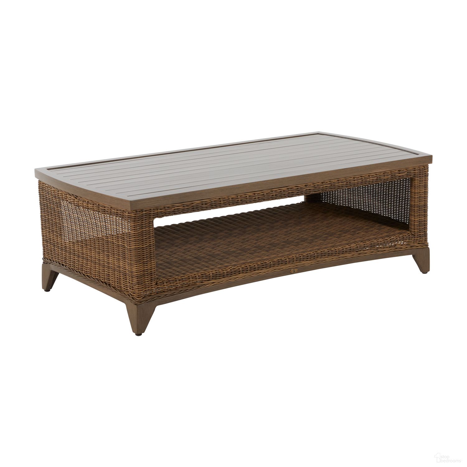 Astoria Woven Coffee Table In Raffia and Oak