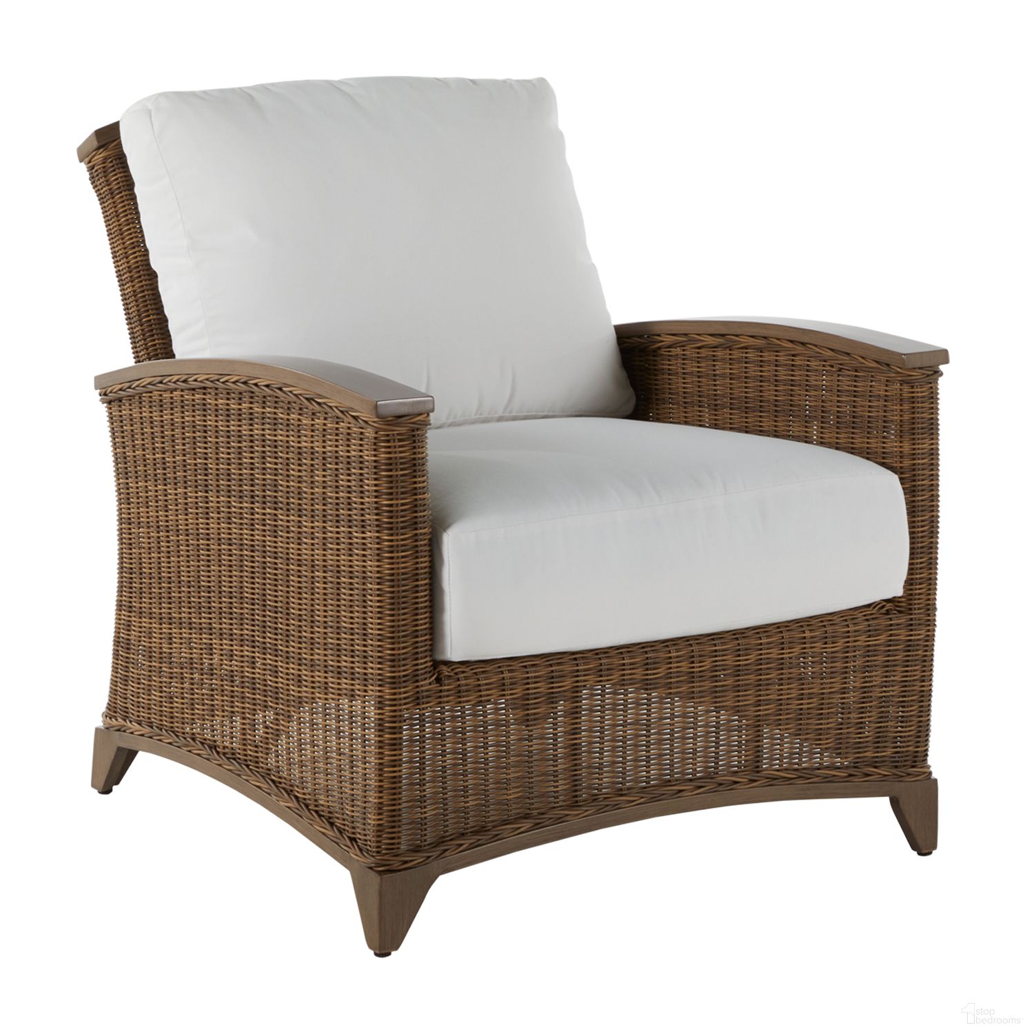 The appearance of Astoria Woven Lounge Chair In Verona Fossil designed by Summer Classics in the traditional interior design. This verona fossil piece of furniture was selected by 1StopBedrooms from Astoria Collection to add a touch of cosiness and style into your home. Sku: 355590+C511P3120N. Material: Wicker.
