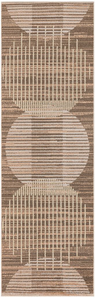 Astra Machine Washable 2' x 6' Indoor Rug In Latte