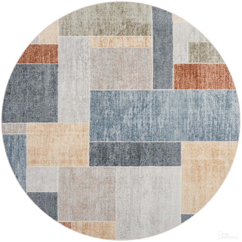 The appearance of Astra Machine Washable 4' x 4' Round Indoor Rug In Multicolor designed by Nourison in the modern / contemporary interior design. This multicolor piece of furniture  was selected by 1StopBedrooms from Astra Collection to add a touch of cosiness and style into your home. Sku: 99446979124. Material: Polyester.