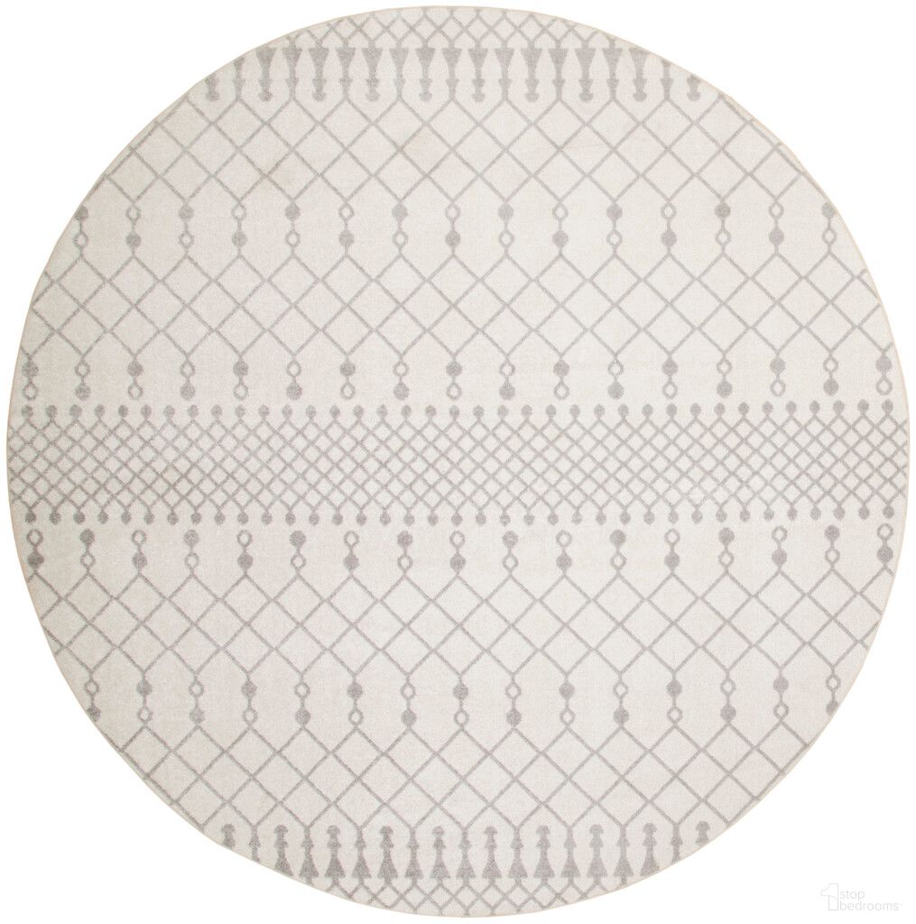 The appearance of Astra Machine Washable 7'10" x 7'10" Round Indoor Rug In Ivory designed by Nourison in the bohemian interior design. This ivory piece of furniture was selected by 1StopBedrooms from Astra Collection to add a touch of cosiness and style into your home. Sku: 99446932969. Material: Polyester.