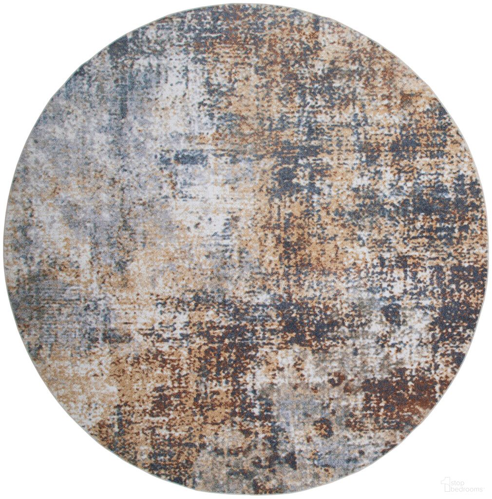 The appearance of Astra Machine Washable 7'10" x 7'10" Round Modern Indoor Rug In Multicolor designed by Nourison in the modern / contemporary interior design. This multicolor piece of furniture was selected by 1StopBedrooms from Astra Collection to add a touch of cosiness and style into your home. Sku: 99446932945. Material: Polyester.