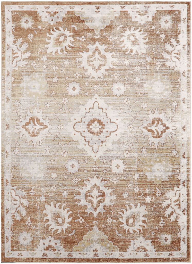 The appearance of Astra Machine Washable 9' x 12' Vintage Indoor Rug In Copper designed by Nourison in the rustic / southwestern interior design. This copper piece of furniture  was selected by 1StopBedrooms from Astra Collection to add a touch of cosiness and style into your home. Sku: 841491133804. Material: Polyester.
