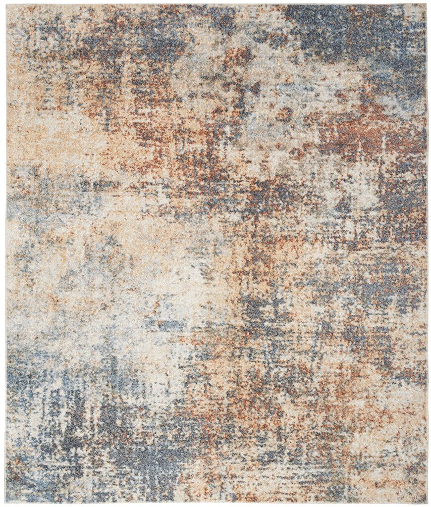 The appearance of Astra Machine Washable 9' x 12' Modern Indoor Rug In Multicolor designed by Nourison in the modern / contemporary interior design. This multicolor piece of furniture was selected by 1StopBedrooms from Astra Collection to add a touch of cosiness and style into your home. Sku: 99446121882. Material: Polyester.