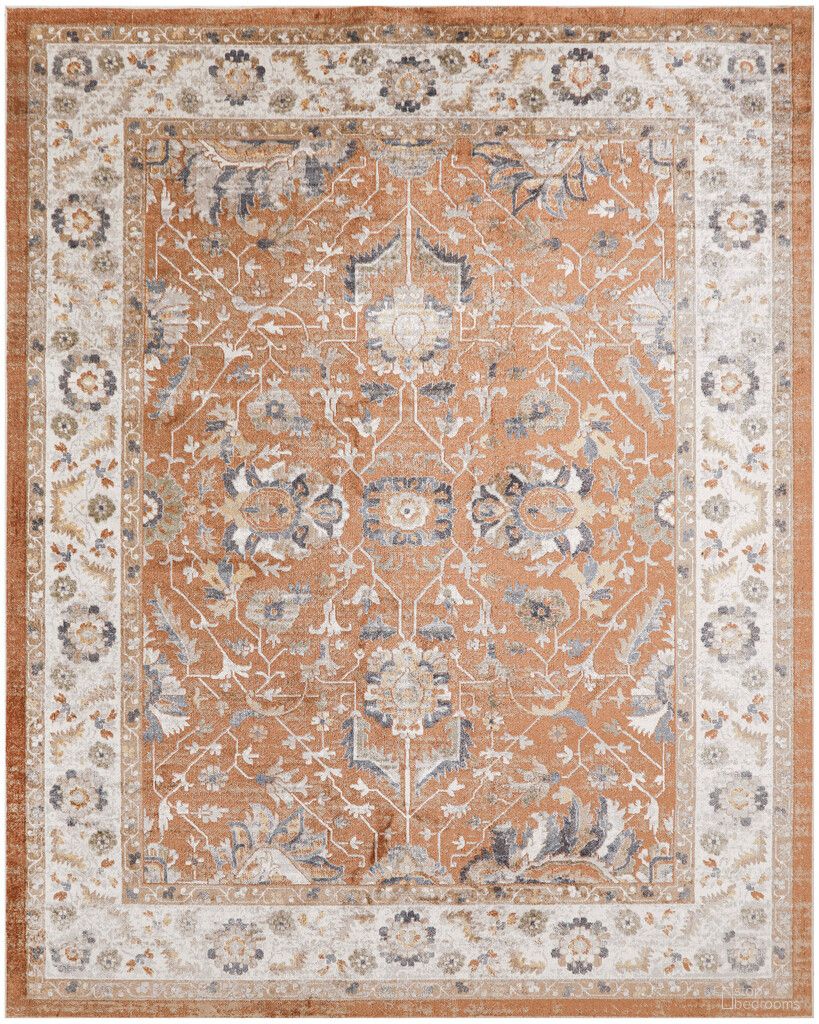 The appearance of Astra Machine Washable Vintage 9' x 12' Indoor Rug In Ivory and Rust designed by Nourison in the rustic / southwestern interior design. This ivory and rust piece of furniture was selected by 1StopBedrooms from Astra Collection to add a touch of cosiness and style into your home. Sku: 841491174449. Material: Polyester.