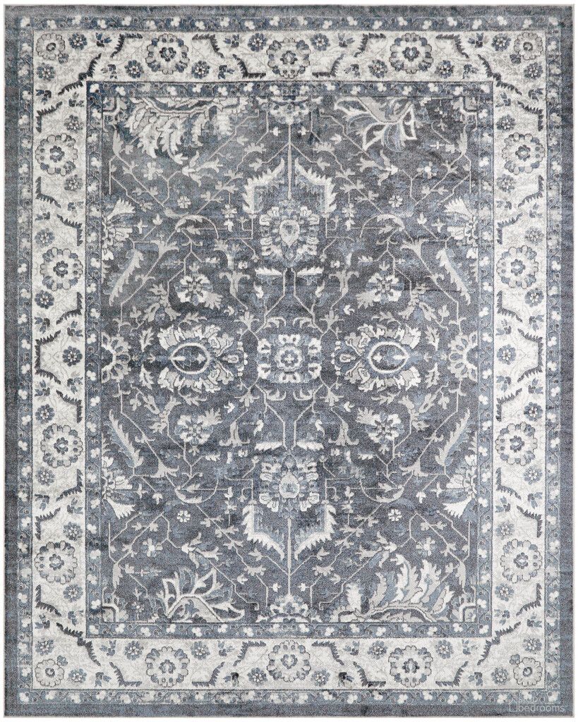 The appearance of Astra Machine Washable Vintage 9' x 12' Indoor Rug In Slate designed by Nourison in the rustic / southwestern interior design. This slate piece of furniture was selected by 1StopBedrooms from Astra Collection to add a touch of cosiness and style into your home. Sku: 841491174524. Material: Polyester.