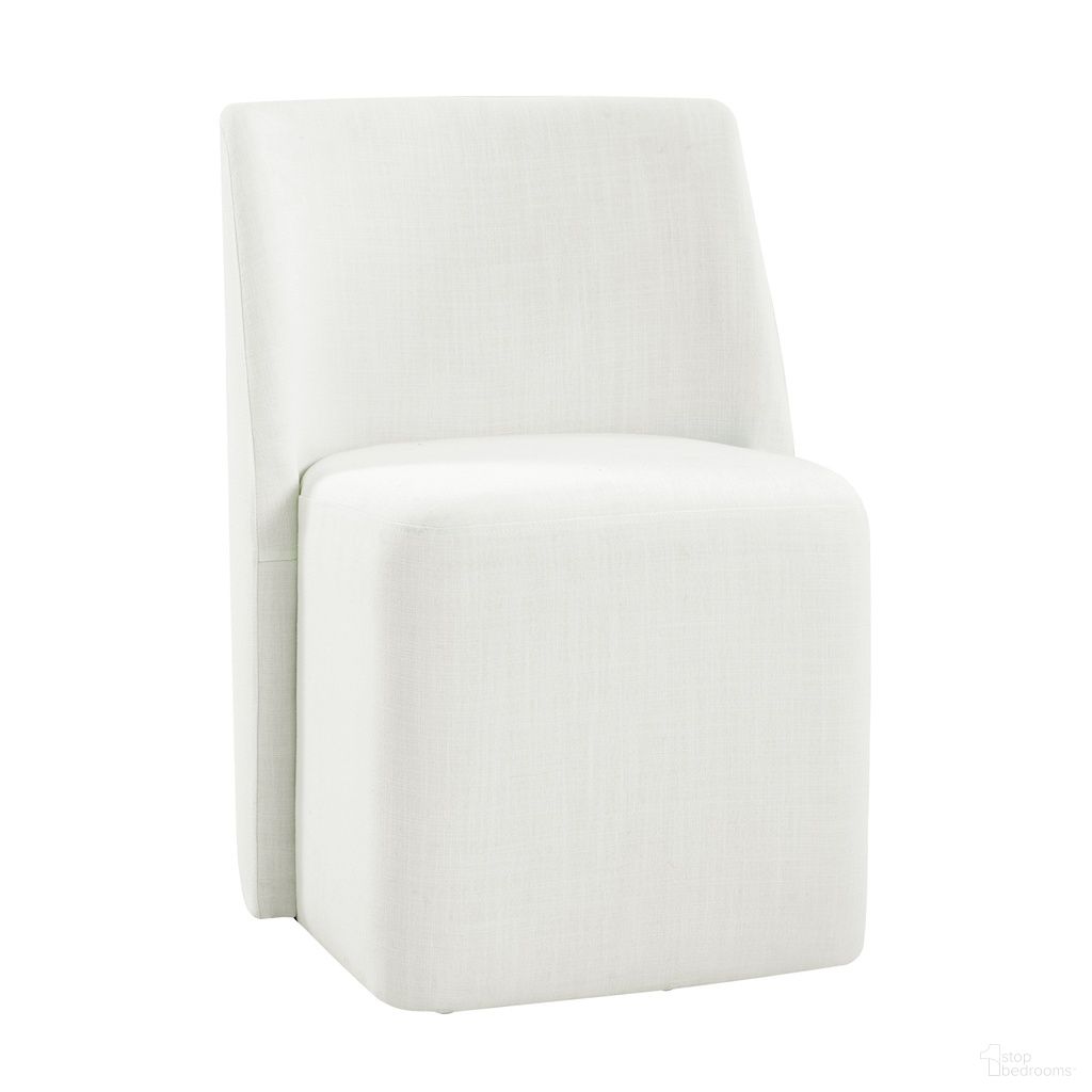 The appearance of Astrid Dining Chair In White designed by Karat Home in the modern / contemporary interior design. This white piece of furniture was selected by 1StopBedrooms from Astrid Collection to add a touch of cosiness and style into your home. Sku: DCWH1212-WTE. Chair Type: Side Chair. Material: Linen Blend Fabric.