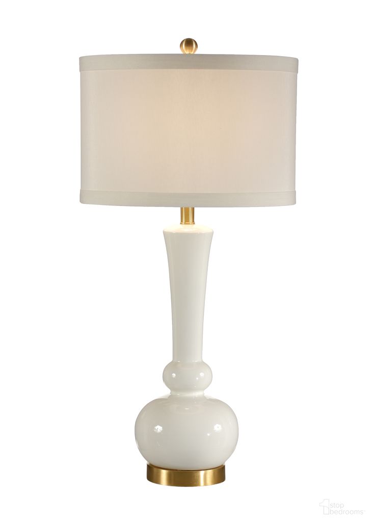 Astrid Lamp In White and Cream