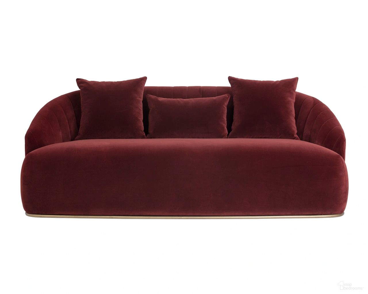 Astrid Sofa In Merlot