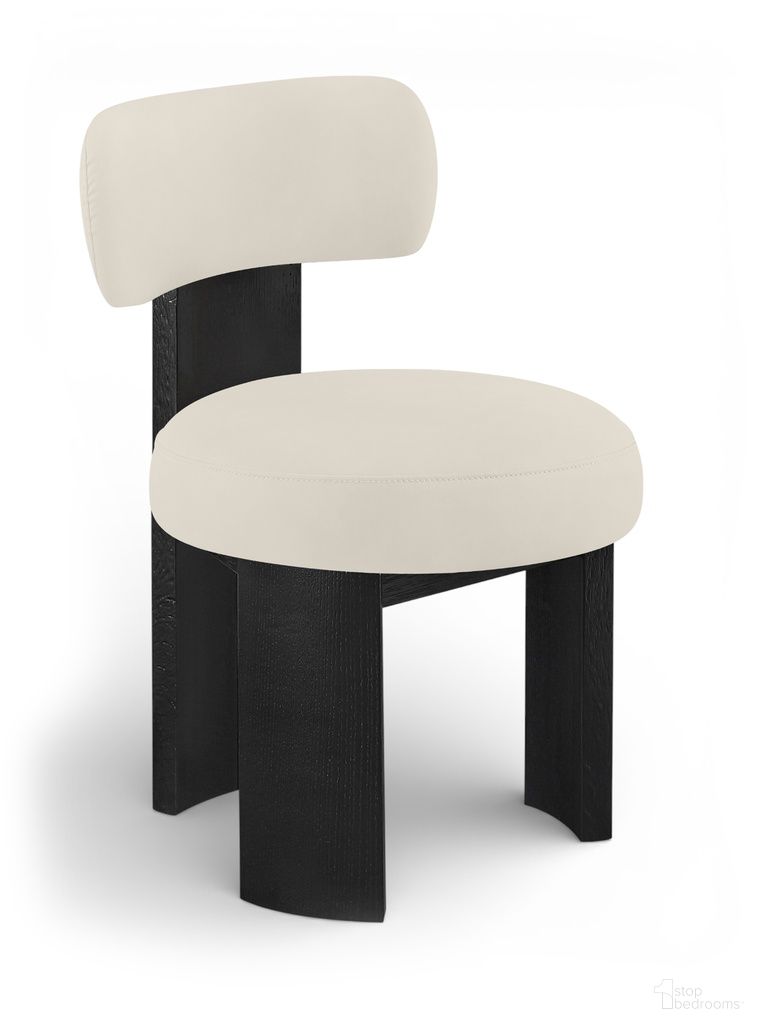 Atelier Vegan Leather Upholstered Dining Chair Set of 2 In Taupe