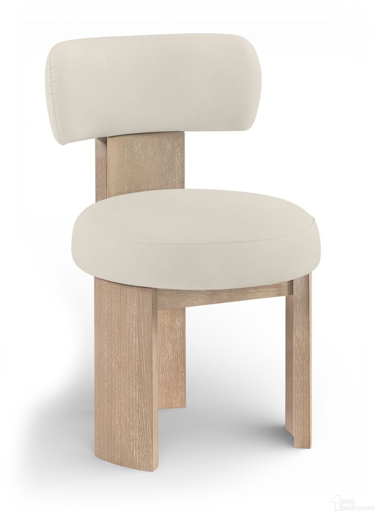 Atelier Vegan Leather Upholstered Dining Chair Set of 2 In Taupe