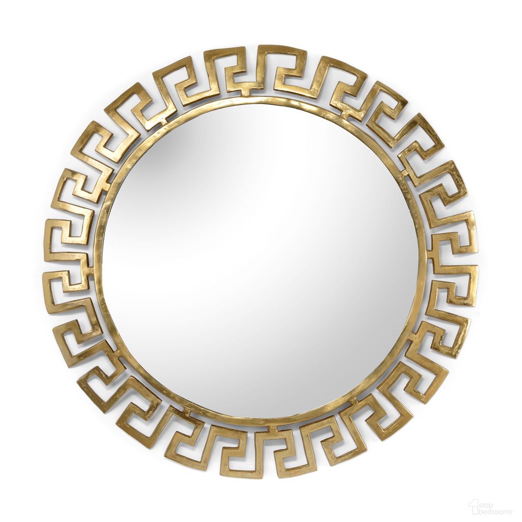 The appearance of Athena Mirror Large In Gold designed by Wildwood in the modern / contemporary interior design. This gold piece of furniture was selected by 1StopBedrooms from Wildwood Collection to add a touch of cosiness and style into your home. Sku: 301145. Material: Aluminum.