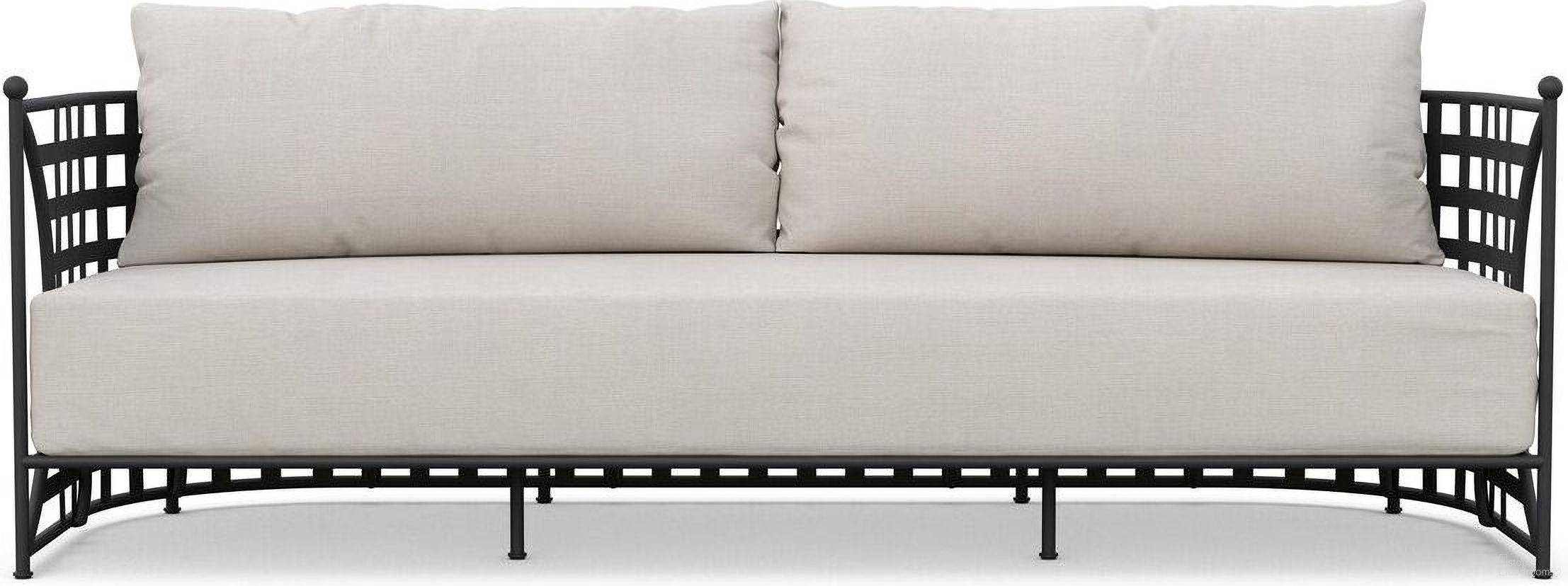 The appearance of Athens 3 Seat Sofa with Cushion In Linen designed by Azzurro Living in the traditional interior design. This linen piece of furniture was selected by 1StopBedrooms from Athens Collection to add a touch of cosiness and style into your home. Sku: ATH-WR01S3-CU. Material: Iron.