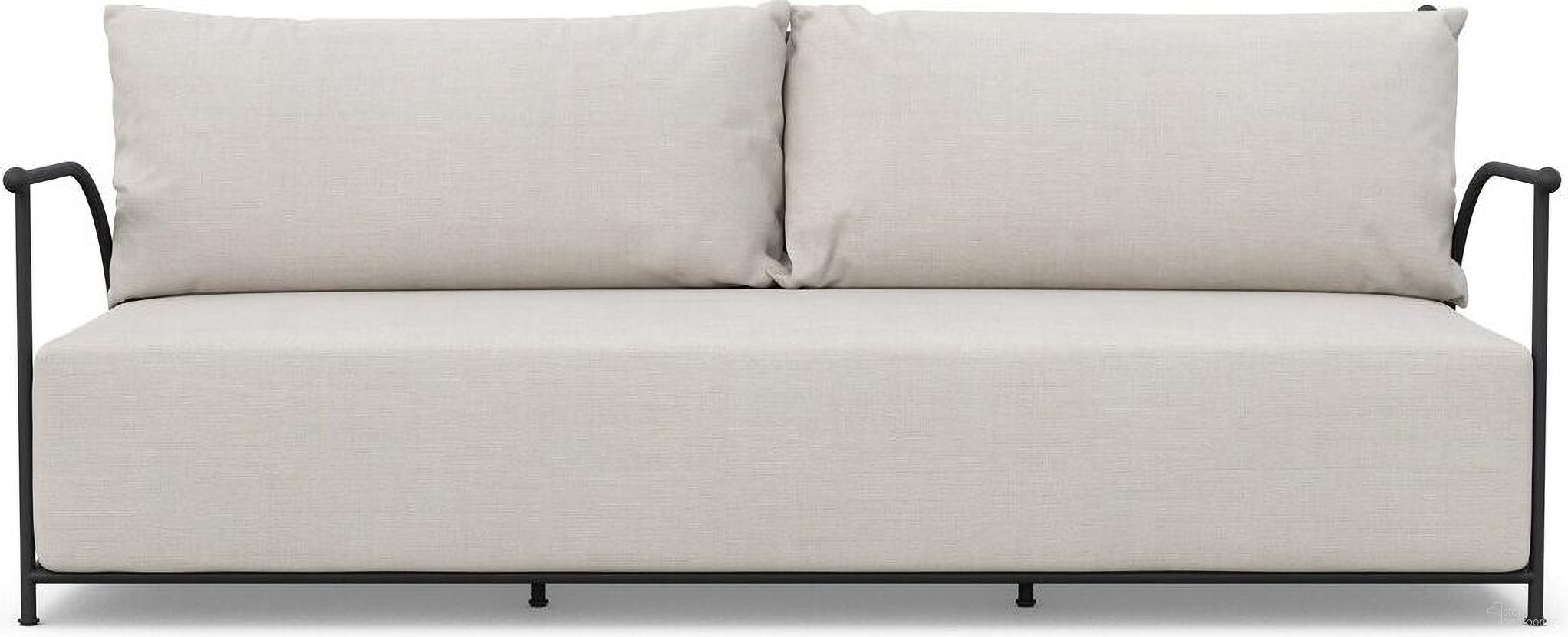 The appearance of Athens High Back 3 Seat Sofa with Cushion In Linen designed by Azzurro Living in the traditional interior design. This linen piece of furniture  was selected by 1StopBedrooms from Athens Collection to add a touch of cosiness and style into your home. Sku: ATH-WR01HBS3-CU. Material: Iron.