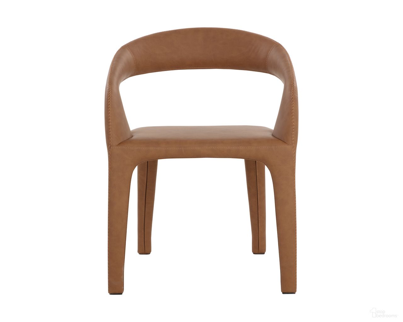 Atika Dining Armchair In Cognac