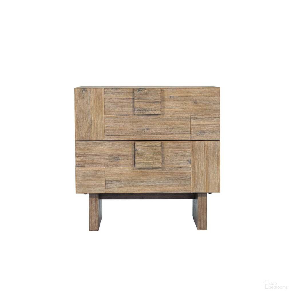 The appearance of Atlantis Nightstand In Light Taupe designed by LH Imports in the transitional interior design. This light taupe piece of furniture was selected by 1StopBedrooms from Atlantis Collection to add a touch of cosiness and style into your home. Sku: ATL002. Material: Acacia.