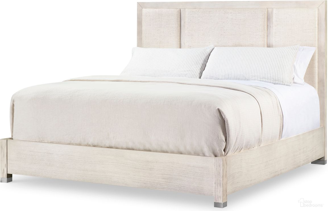 The appearance of Atlas King Bed In Off White designed by Century Furniture in the transitional interior design. This off white piece of furniture was selected by 1StopBedrooms from Curate Collection to add a touch of cosiness and style into your home. Sku: CT6002KFB-CN;CT6002KHB-CN. Bed Type: Panel Bed. Material: Wood. Bed Size: King.