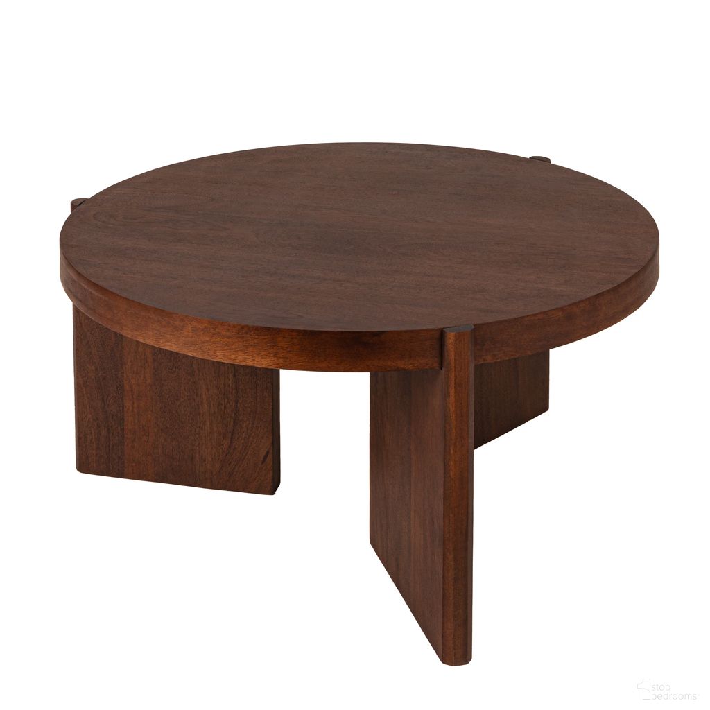 The appearance of Atlas Round Tri-Pod Slat Mango Wood Coffee Table In Walnut designed by Rowena Interiors in the modern / contemporary interior design. This walnut piece of furniture was selected by 1StopBedrooms from Atlas Collection to add a touch of cosiness and style into your home. Sku: EC1956. Material: Mango Wood.