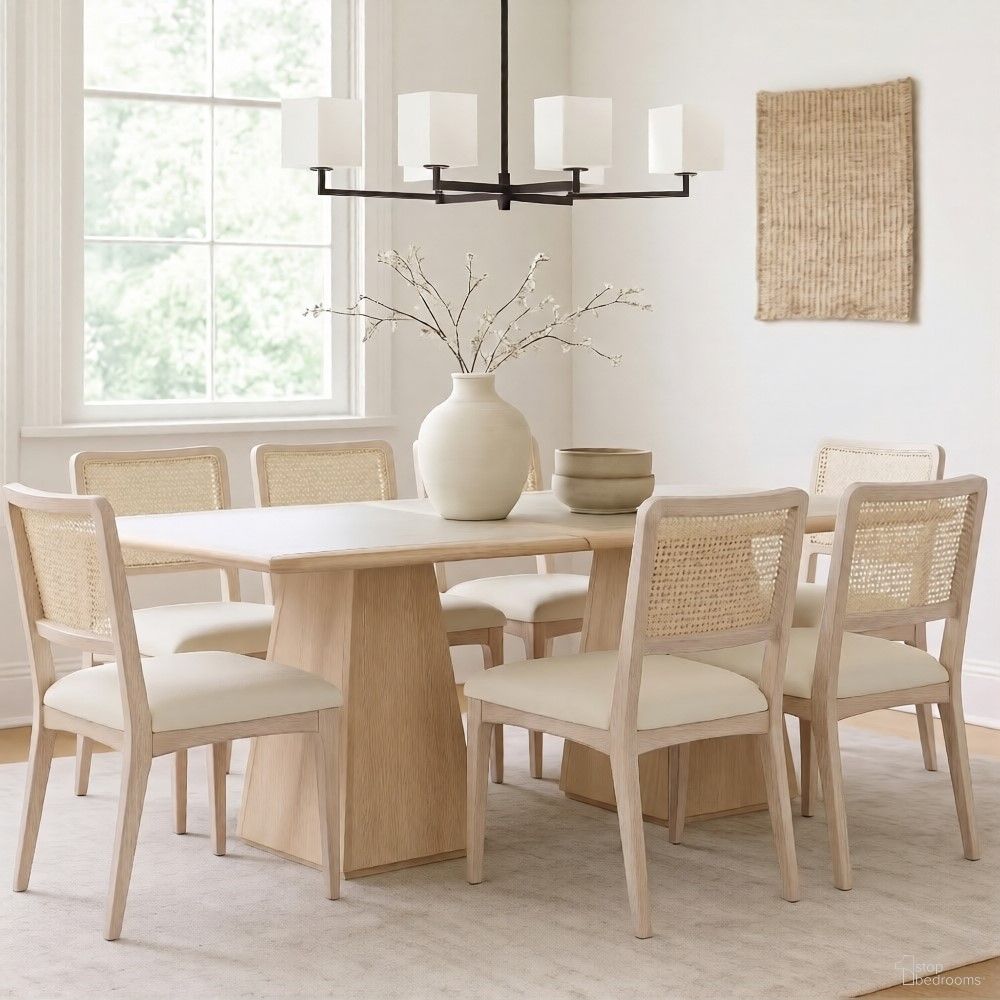 Atrium 78 Inch Dining Room Set In Natural