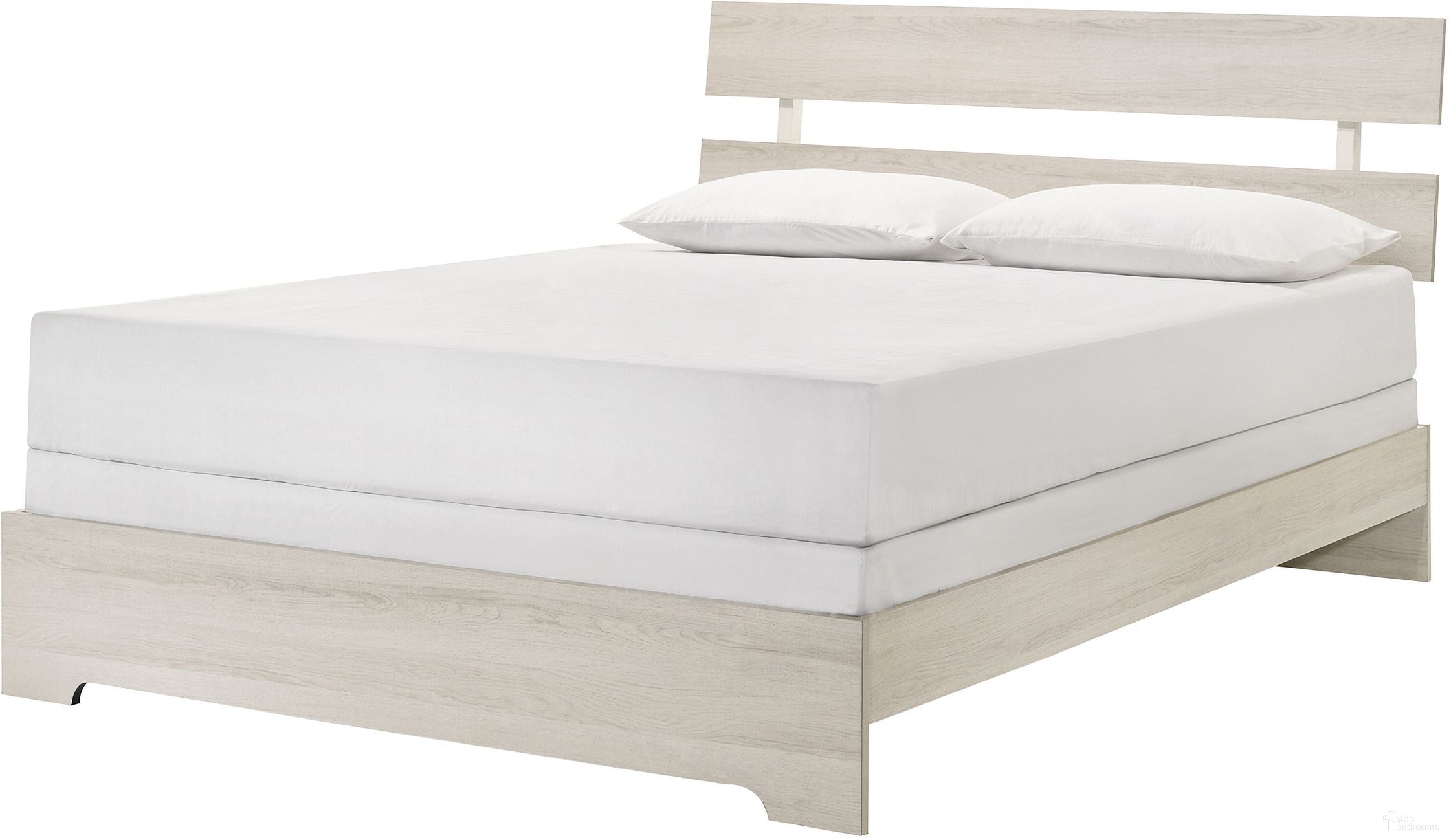 The appearance of Atticus Queen Platform Bed In White designed by Crown Mark in the rustic / southwestern interior design. This white piece of furniture was selected by 1StopBedrooms from Atticus Collection to add a touch of cosiness and style into your home. Sku: B6982-Q-BED. Bed Type: Platform Bed. Bed Size: Queen. Material: MDF.