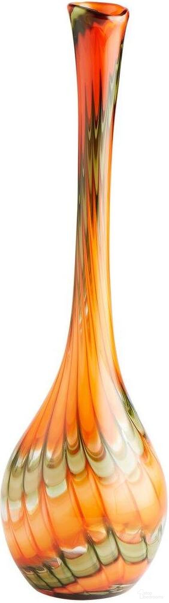 The appearance of Atu Medium Vase designed by Cyan Design in the modern / contemporary interior design. This orange piece of furniture was selected by 1StopBedrooms from Atu Collection to add a touch of cosiness and style into your home. Sku: 07795. Material: Glass.