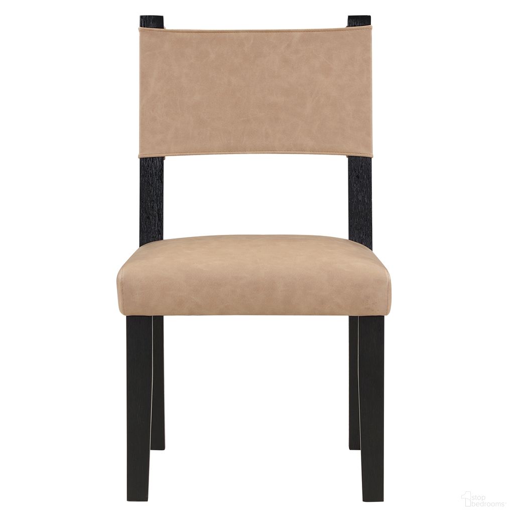 The appearance of Aubrey Side Chair Set of 2 In Black designed by Steve Silver in the transitional interior design. This black piece of furniture was selected by 1StopBedrooms from Aubrey Collection to add a touch of cosiness and style into your home. Sku: ABR500KS. Material: Rubberwood. Chair Type: Side Chair.
